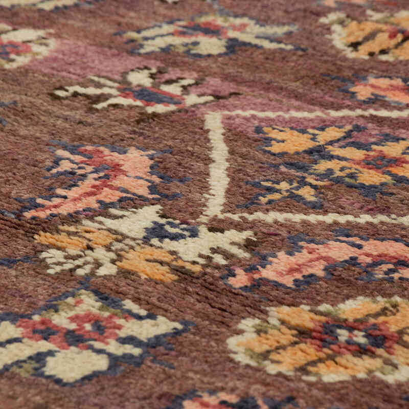 Pasillo Vintage Turco Anudado a Mano - 133 cm x 323 cm - K0081136