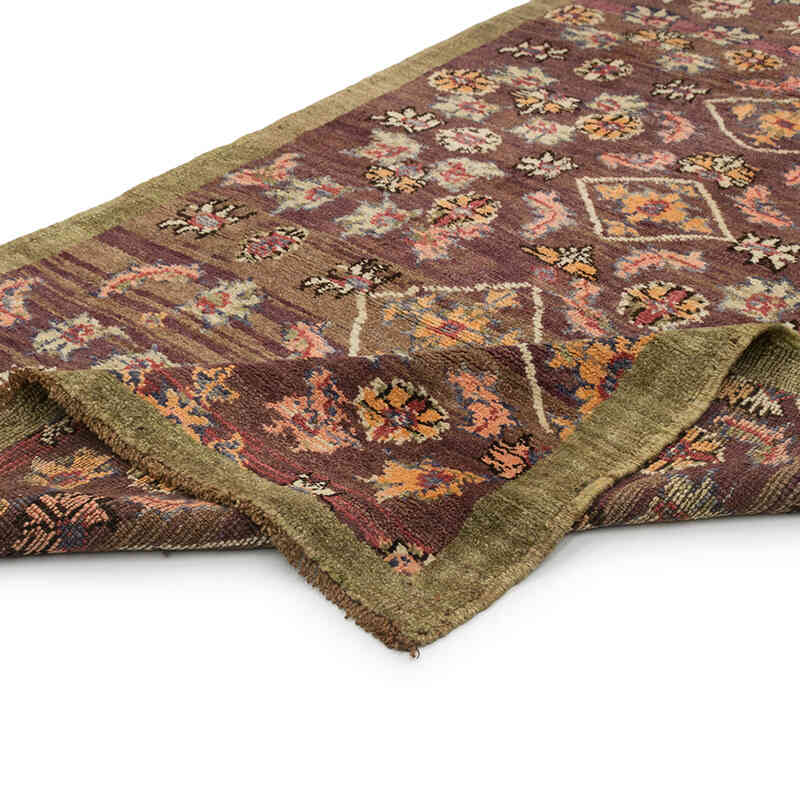 Pasillo Vintage Turco Anudado a Mano - 133 cm x 323 cm - K0081136