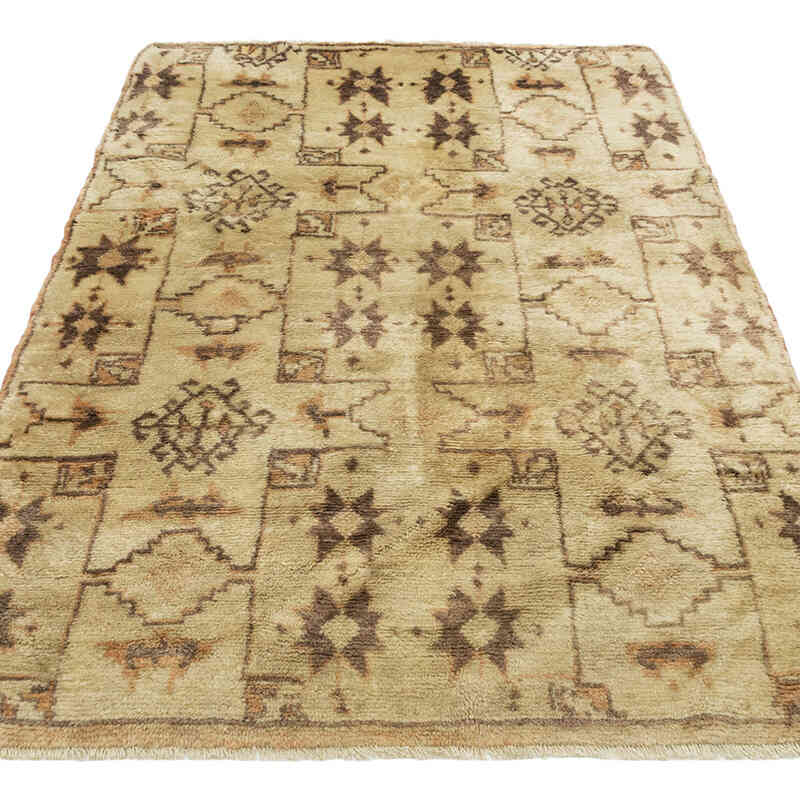 El Dokuma Vintage Halı - 103 cm x 177 cm - K0081137