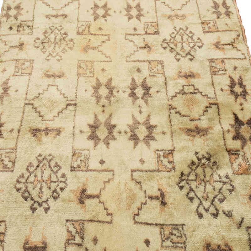El Dokuma Vintage Halı - 103 cm x 177 cm - K0081137