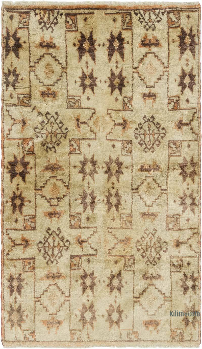El Dokuma Vintage Halı - 103 cm x 177 cm - K0081137
