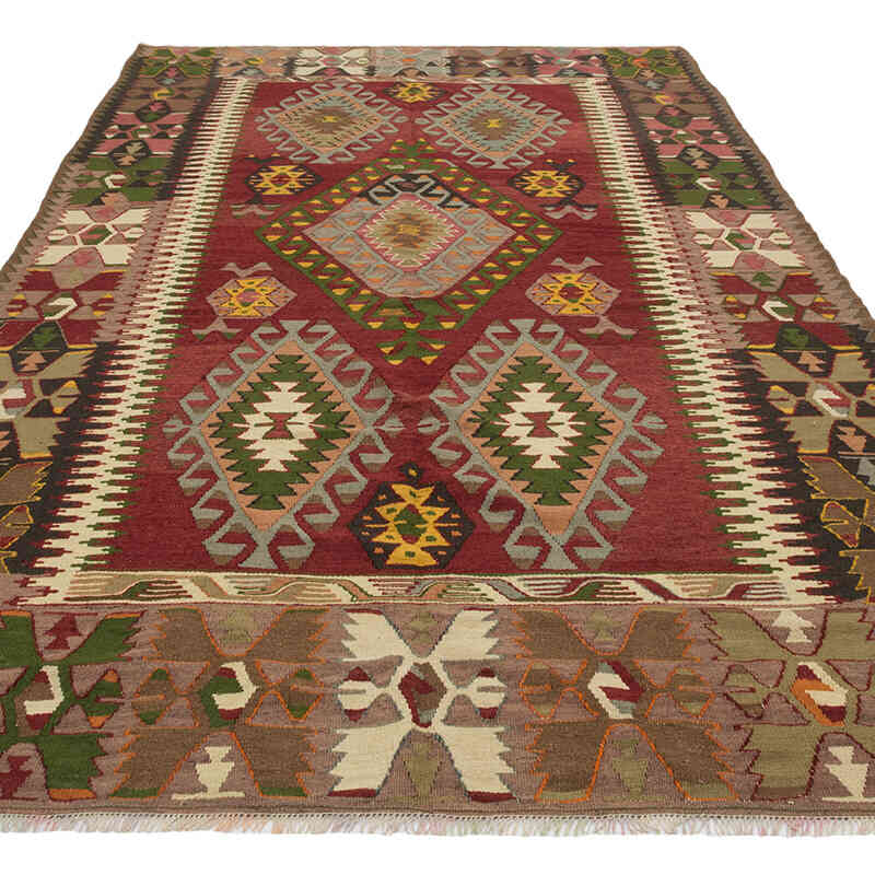 Vintage Çal Kilimi - 180 cm x 330 cm - K0081140