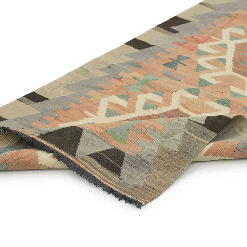 Vintage Oushak Kilim Rug - 2' 9" x 4' 11" (33" x 59") - K0081145
