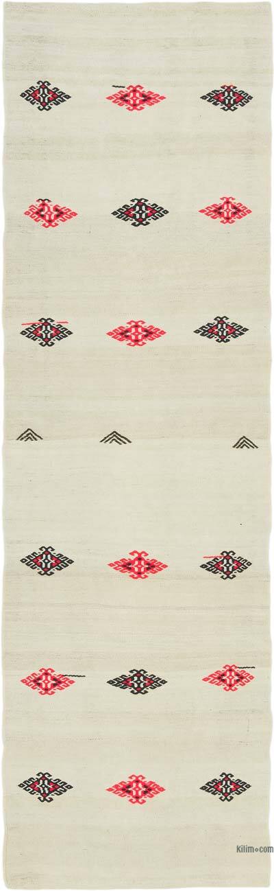Vintage Anadolu Kilim Yolluk - 80 cm x 261 cm