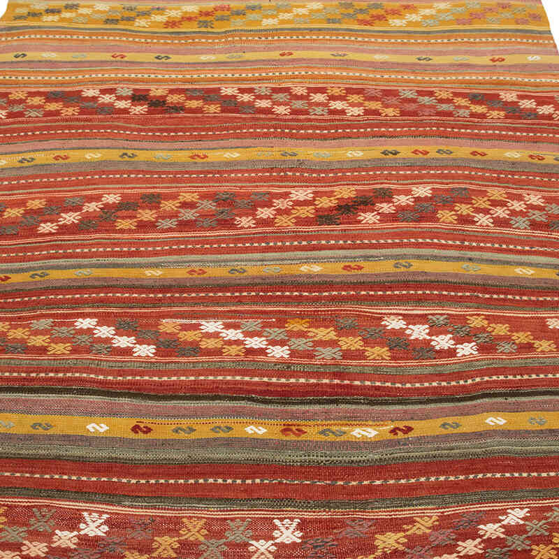 Vintage Manisa Kilim Rug - 4' 7" x 6' 9" (55" x 81") - K0081157