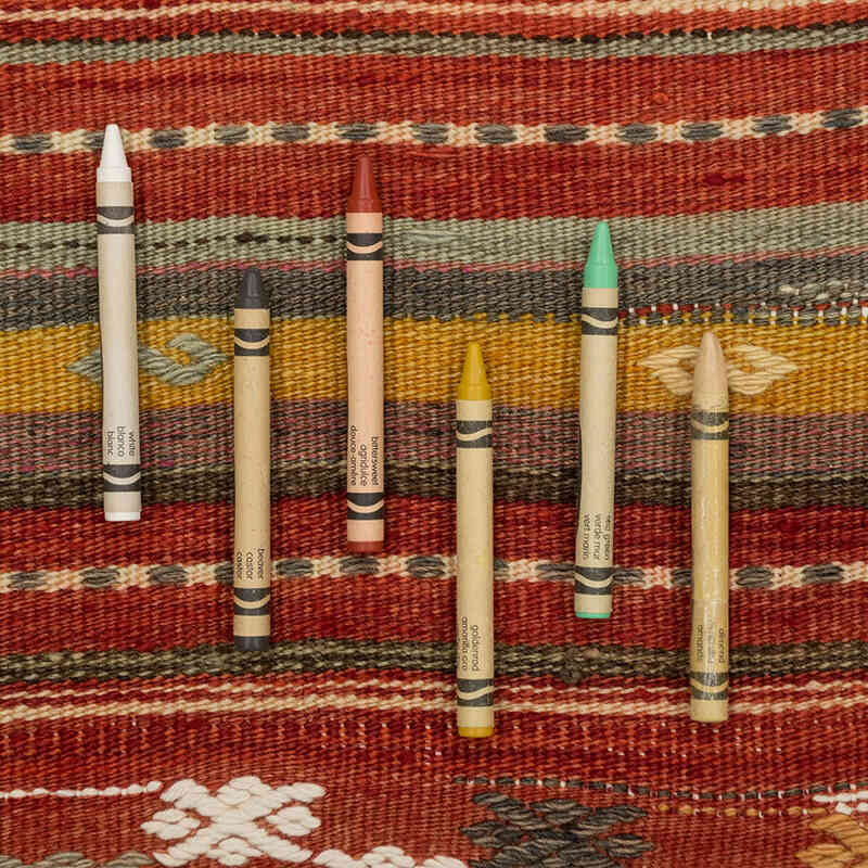 Vintage Manisa Kilim Rug - 4' 7" x 6' 9" (55" x 81") - K0081157