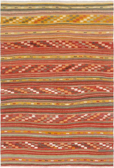 Alfombra Vintage Manisa Kilim - 140 cm x 207 cm
