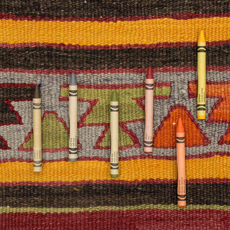 Alfombra Konya Kilim Vintage - 150 cm x 204 cm - K0081158