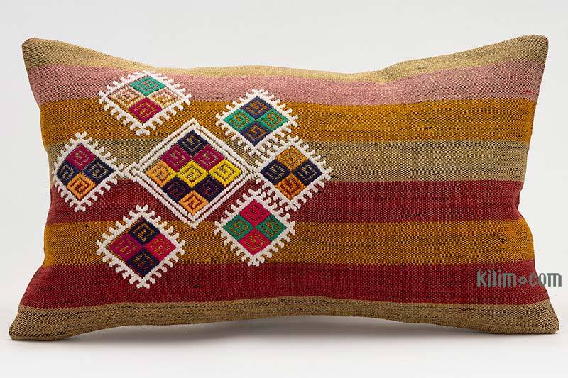 Kilim Yastık Kılıfı - 50 cm x 30 cm - K0081235