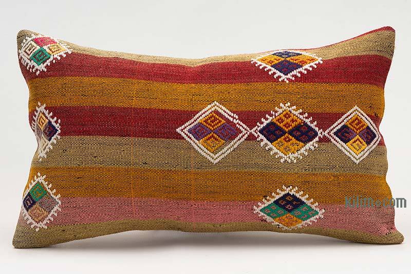 Kilim Pillow Cover - 1' 8" x 1'  (20" x 12") - K0081253