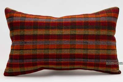 Kilim Pillow Cover - 1' 8" x 1'  (20" x 12")