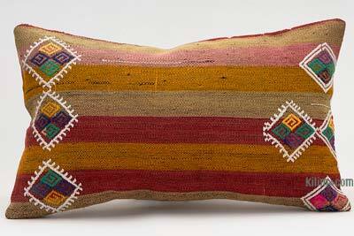 Kilim Pillow Cover - 1' 8" x 1'  (20" x 12")