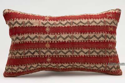Kilim Pillow Cover - 1' 8" x 1'  (20" x 12")