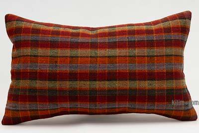 Kilim Pillow Cover - 1' 8" x 1'  (20" x 12")