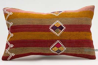 Kilim Pillow Cover - 1' 8" x 1'  (20" x 12")