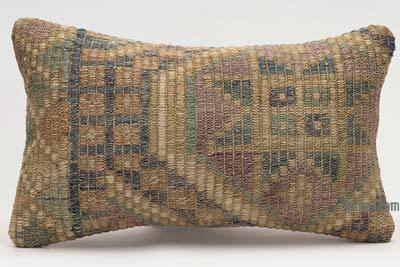 Kilim Pillow Cover - 1' 8" x 1'  (20" x 12")