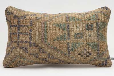 Kilim Pillow Cover - 1' 8" x 1'  (20" x 12")