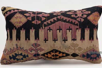 Kilim Pillow Cover - 1' 8" x 1'  (20" x 12")