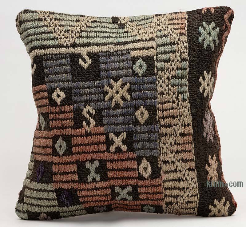 Kilim Yastık Kılıfı - 40 cm x 40 cm - K0081328