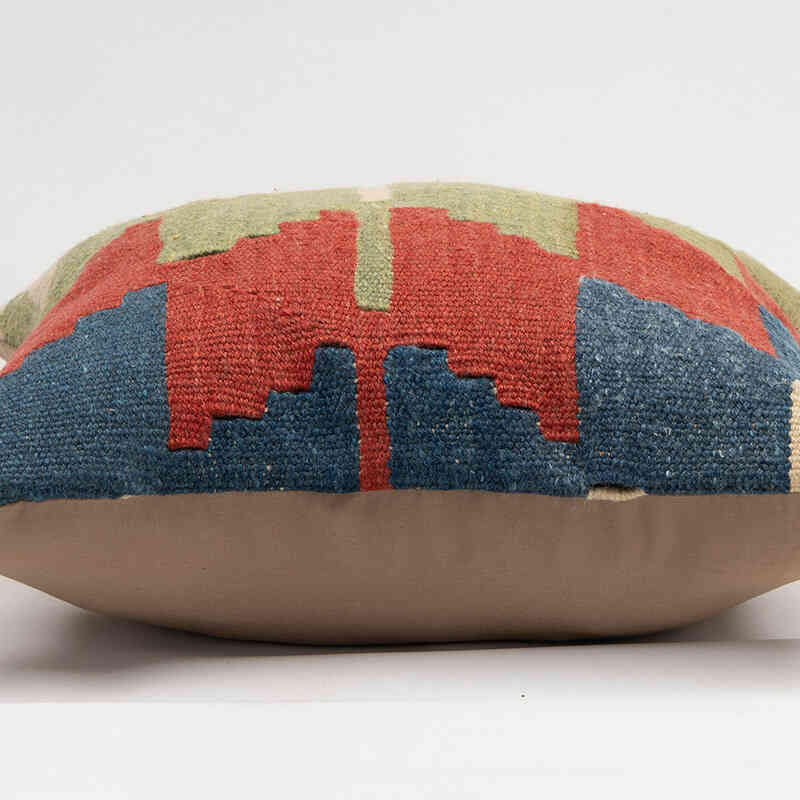 Kilim Pillow Cover - 1' 4" x 1' 4" (16" x 16") - K0081331