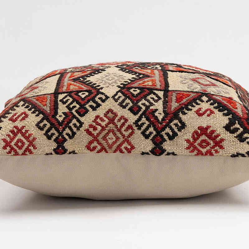 Kilim Yastık Kılıfı - 40 cm x 40 cm - K0081366