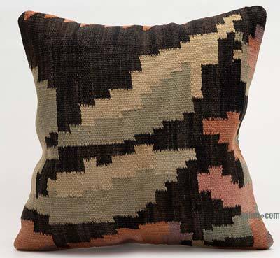 Kilim Pillow Cover - 1' 4" x 1' 4" (16" x 16")