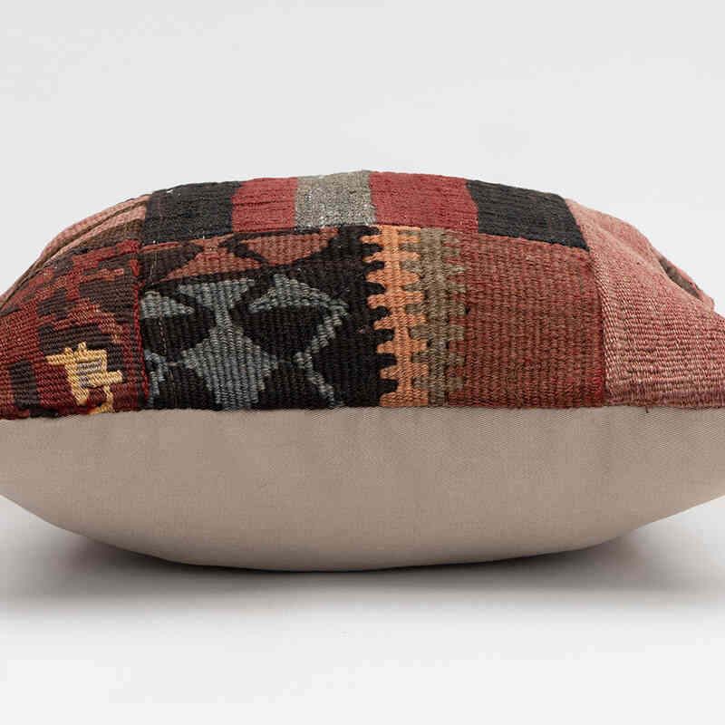Kilim Yastık Kılıfı - 40 cm x 40 cm - K0081380
