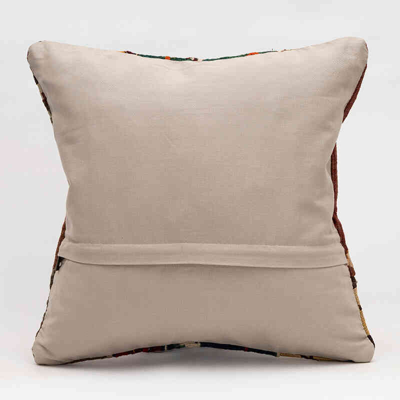 Kilim Pillow Cover - 1' 4" x 1' 4" (16" x 16") - K0081386