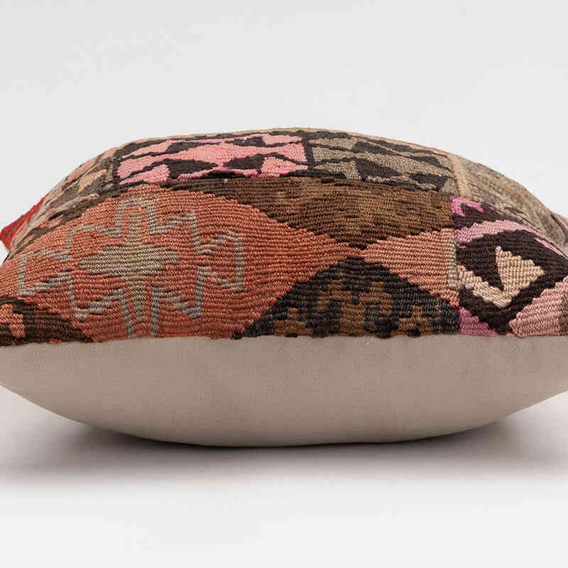 Kilim Yastık Kılıfı - 40 cm x 40 cm - K0081390