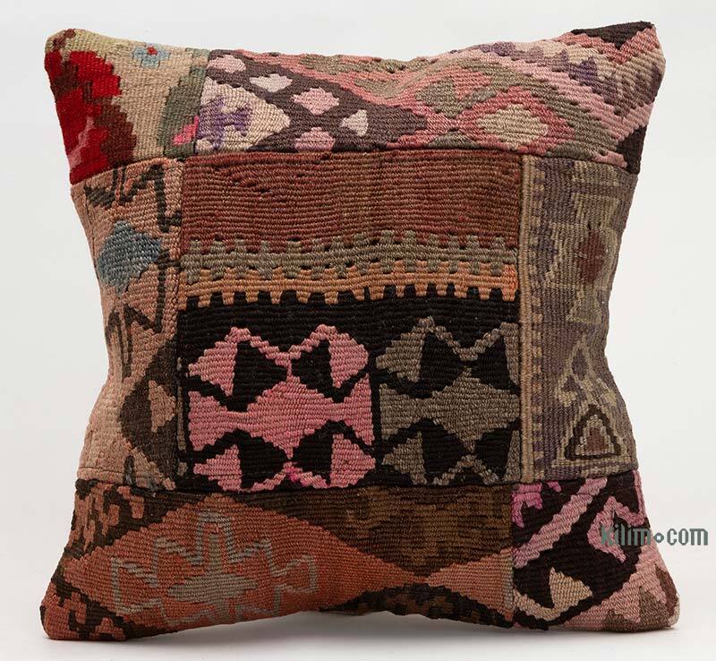 Kilim Yastık Kılıfı - 40 cm x 40 cm - K0081390