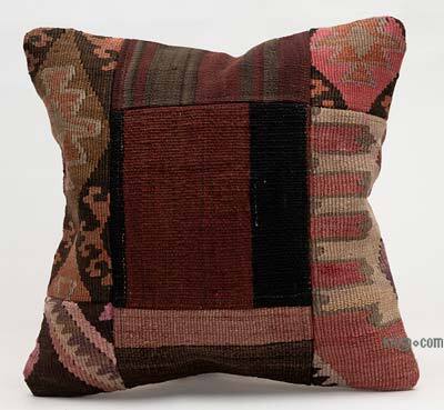 Kilim Pillow Cover - 1' 4" x 1' 4" (16" x 16")