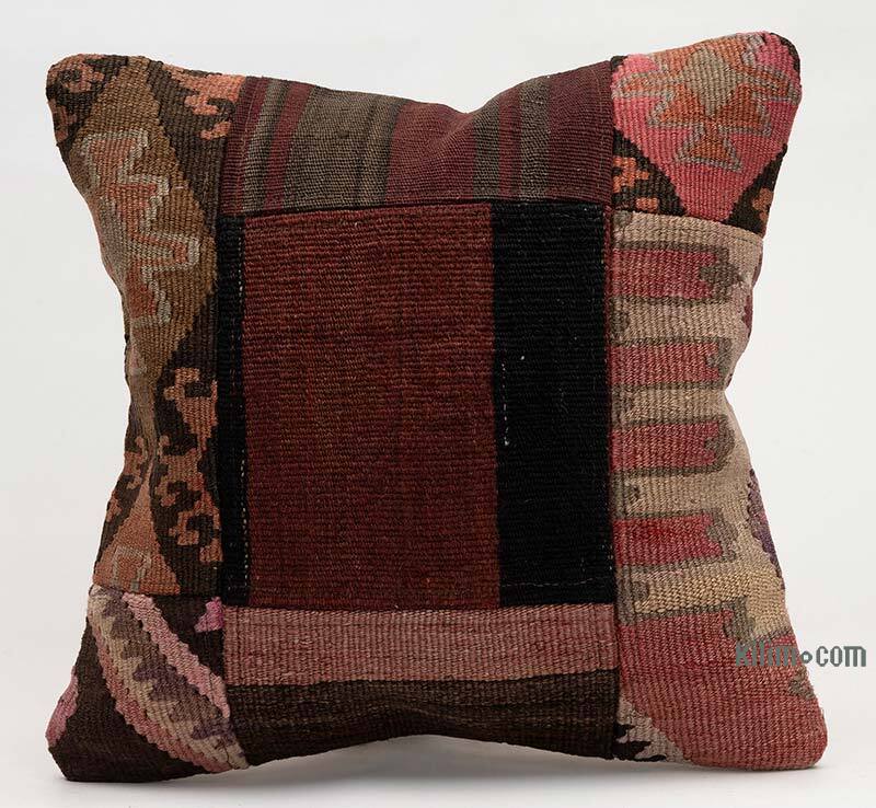 Kilim Yastık Kılıfı - 40 cm x 40 cm - K0081391