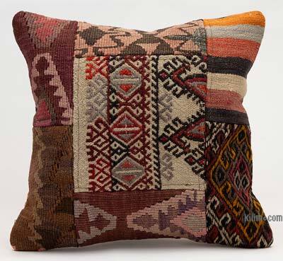 Kilim Pillow Cover - 1' 4" x 1' 4" (16" x 16")