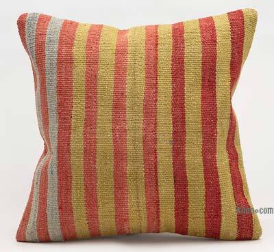 Kilim Pillow Cover - 1' 4" x 1' 4" (16" x 16")