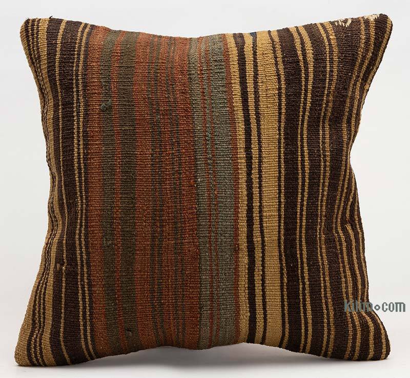 Kilim Yastık Kılıfı - 40 cm x 40 cm - K0081414