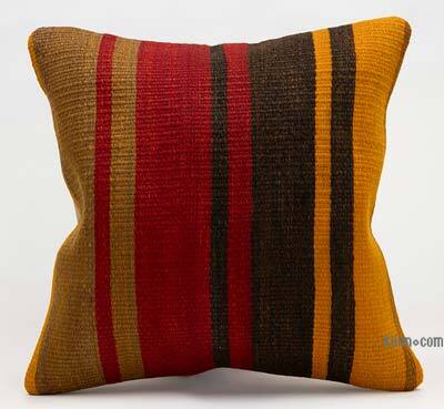 Kilim Pillow Cover - 1' 4" x 1' 4" (16" x 16")