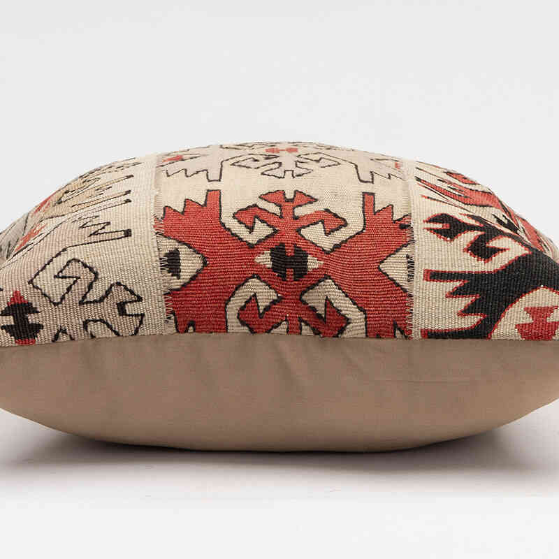 Kilim Pillow Cover - 1' 4" x 1' 4" (16" x 16") - K0081422