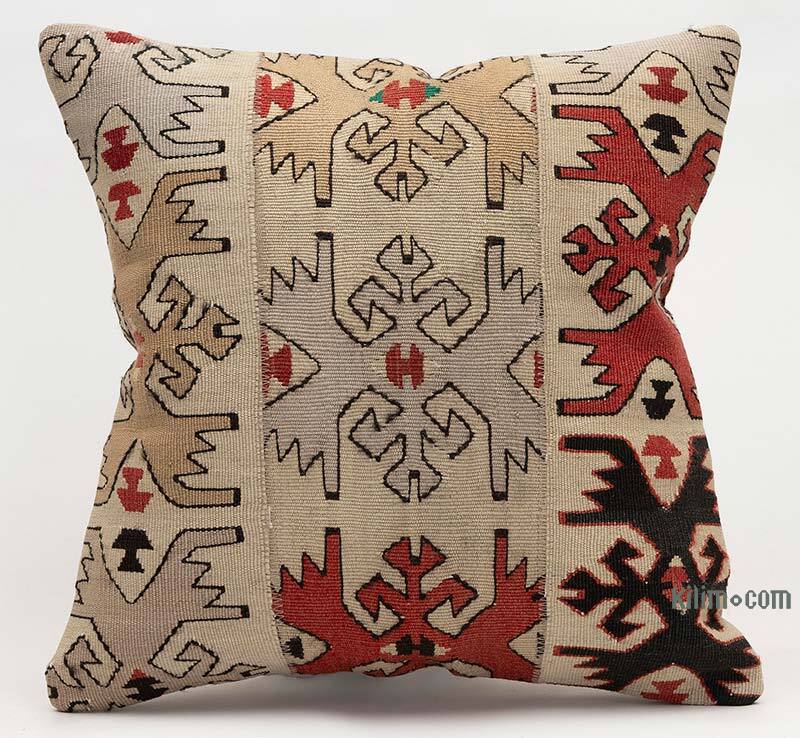 Kilim Pillow Cover - 1' 4" x 1' 4" (16" x 16") - K0081422