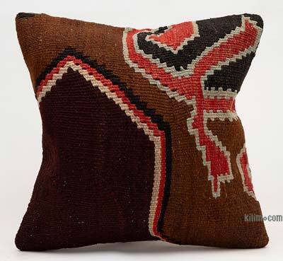 Kilim Pillow Cover - 1' 4" x 1' 4" (16" x 16")