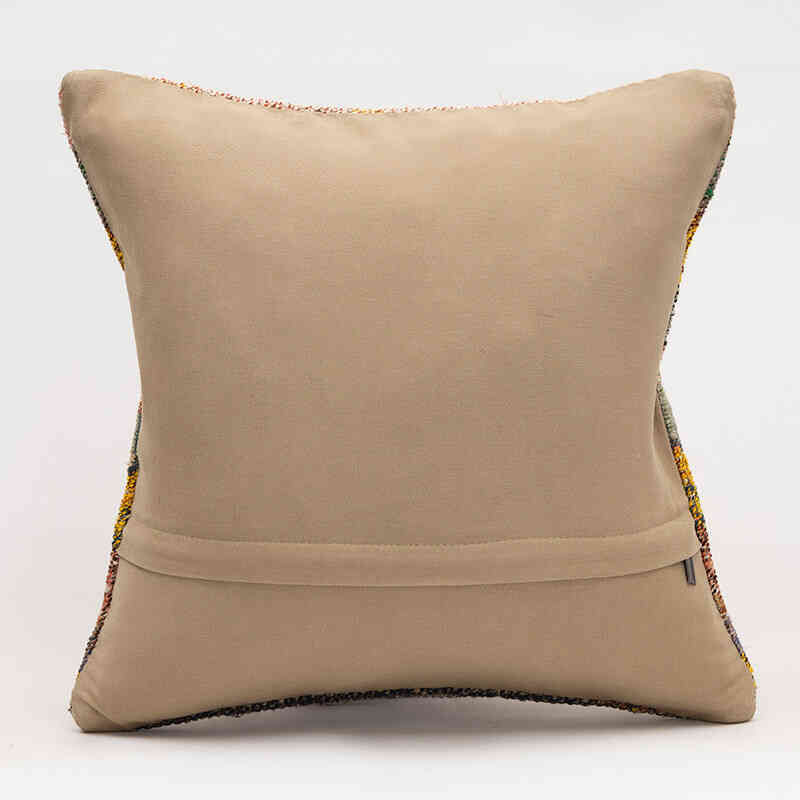 Kilim Pillow Cover - 1' 4" x 1' 4" (16" x 16") - K0081428