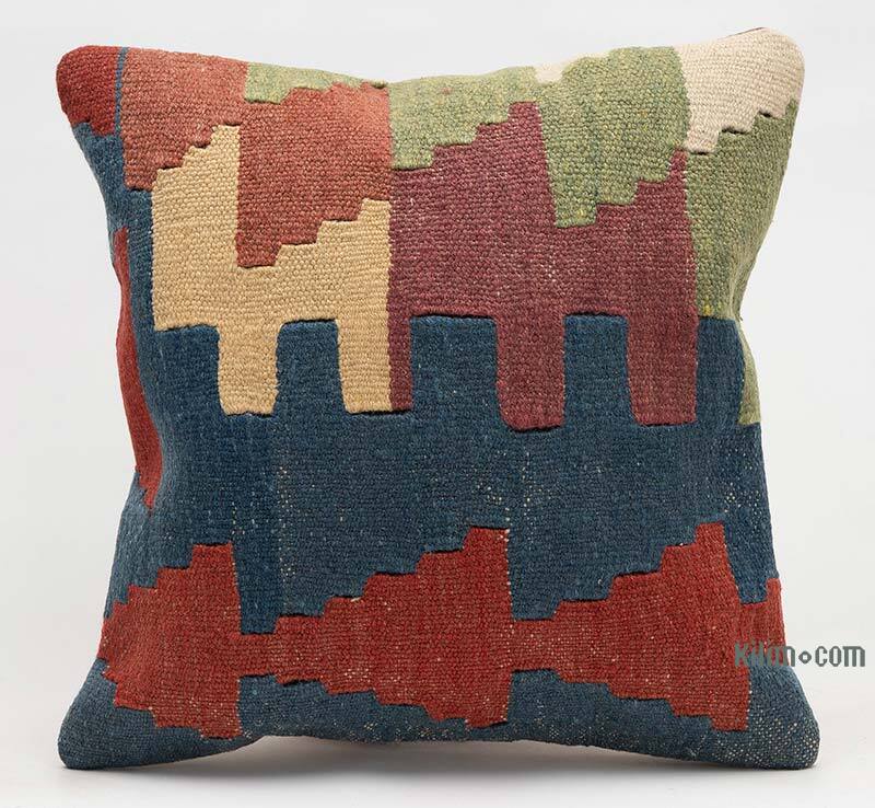 Kilim Pillow Cover - 1' 4" x 1' 4" (16" x 16") - K0081434