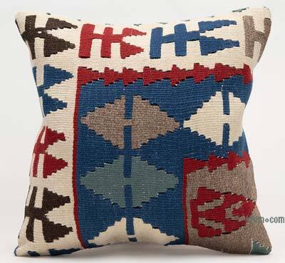 Kilim Yastık Kılıfı - 40 cm x 40 cm