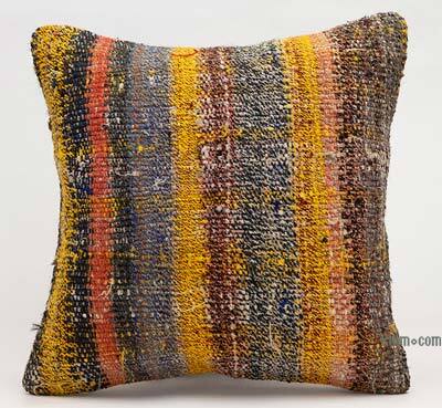 Kilim Pillow Cover - 1' 4" x 1' 4" (16" x 16")