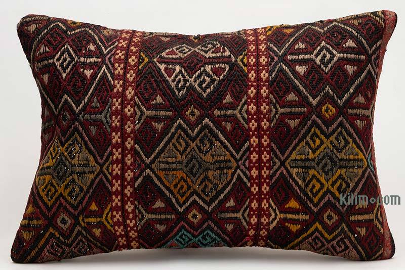 Kilim Yastık Kılıfı - 60 cm x 40 cm - K0081526
