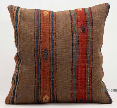 Kilim Pillow Cover - 1' 8" x 1' 8" (20" x 20")