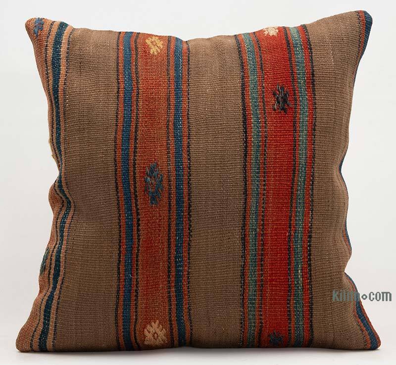 Kilim Yastık Kılıfı - 50 cm x 50 cm - K0081660