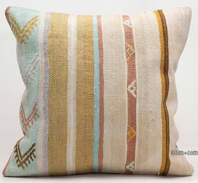 Kilim Pillow Cover - 1' 8" x 1' 8" (20" x 20")