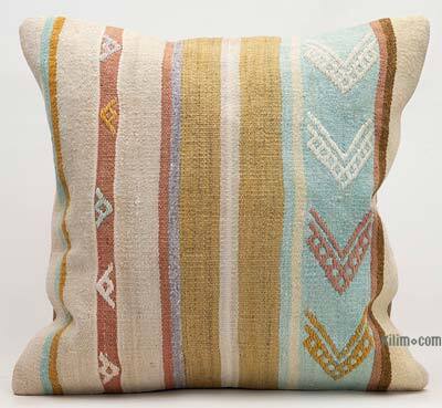 Kilim Pillow Cover - 1' 8" x 1' 8" (20" x 20")