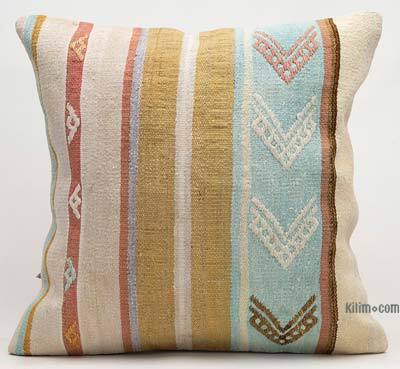 Kilim Pillow Cover - 1' 8" x 1' 8" (20" x 20")