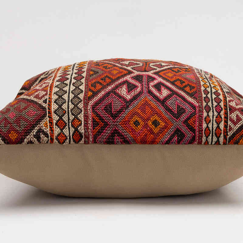 Kilim Pillow Cover - 1' 8" x 1' 8" (20" x 20") - K0081746